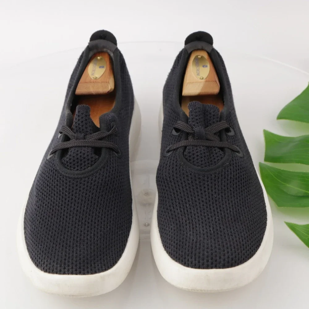 Allbirds Mens TS Tree Skipper Running Shoe Size 11 Navy Knit Lace Up Low Sneaker